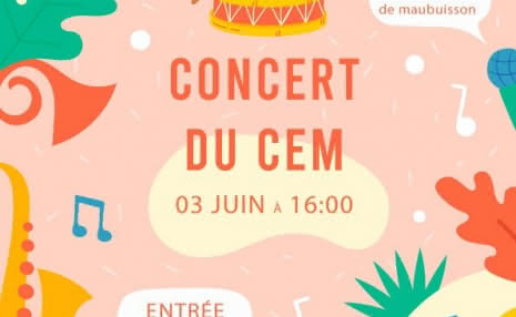 3 juin concert du cem Crcans
