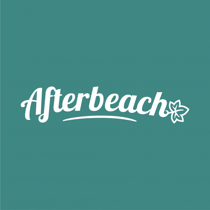Logo Afterbeach fond vert